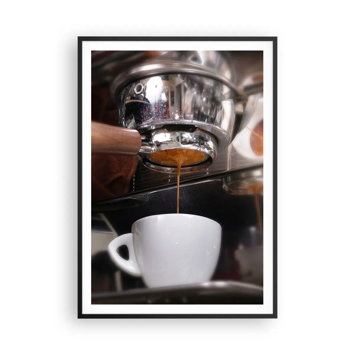 Póster en marco negro - El mejor momento del día - 70x100 cm