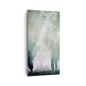 Cuadro sobre lienzo - Impresión de Imagen - Uno para todos... - 65x120 cm