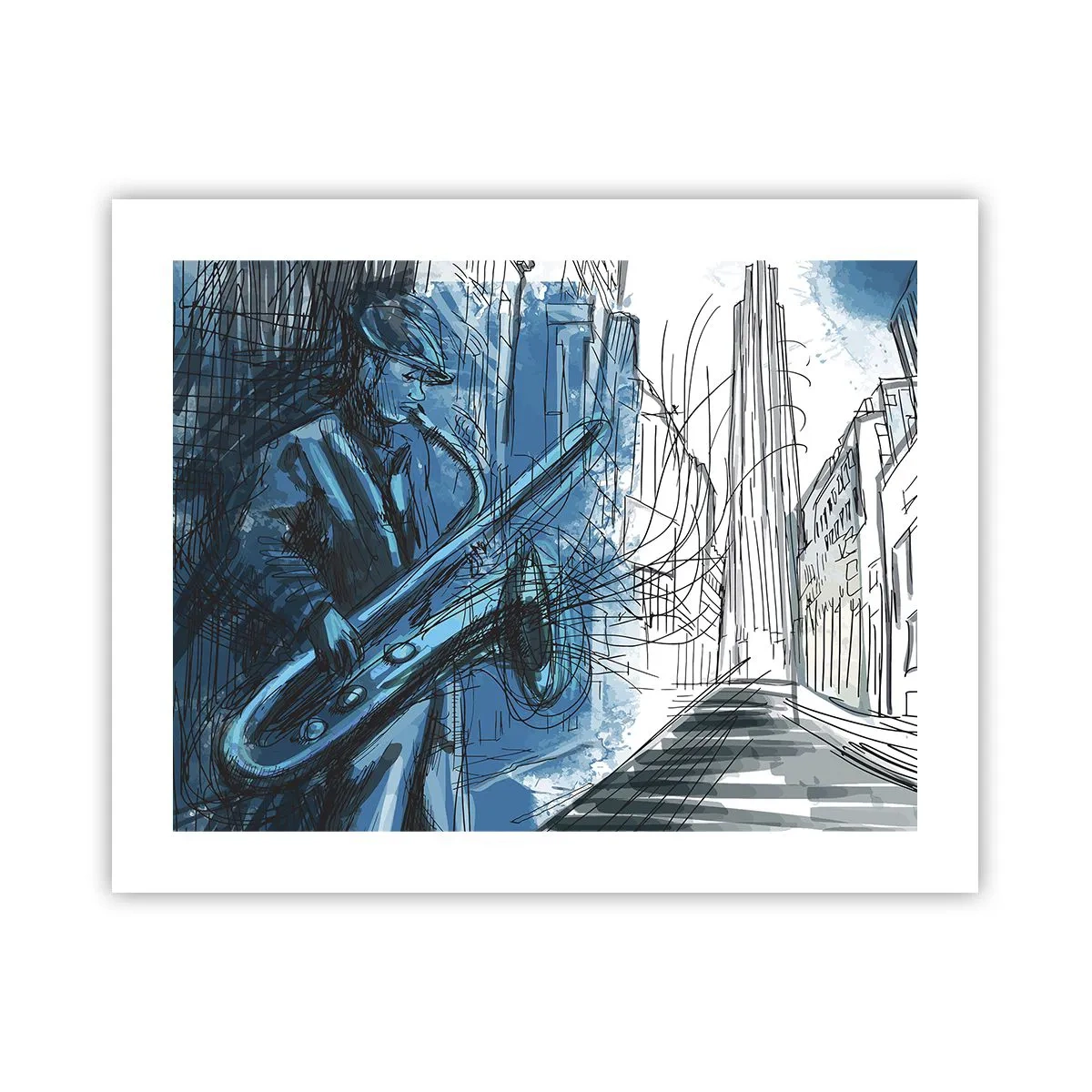 Póster - Rapsodia urbana - 50x40 cm