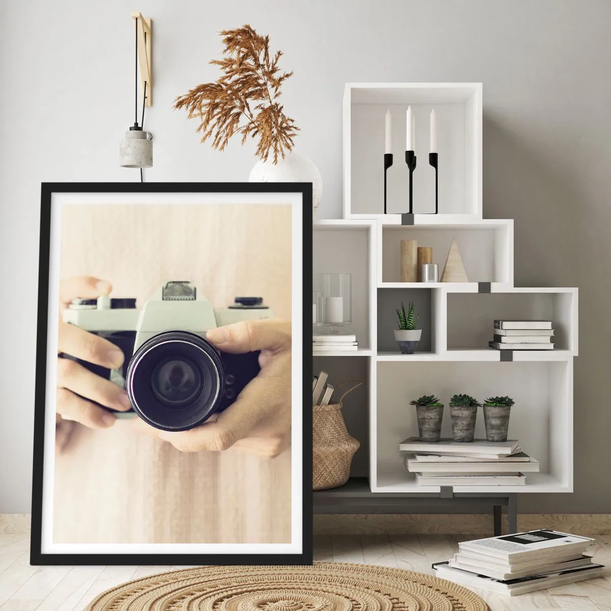 Póster en marco negro - Una visión diferente - 61x91 cm