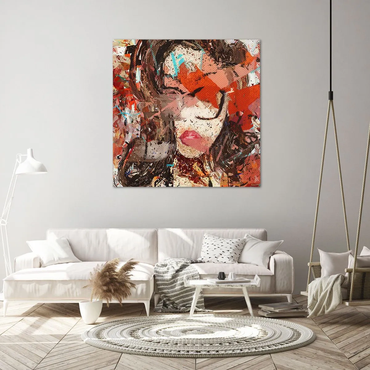 Cuadro sobre lienzo - Impresión de Imagen - Nadie sabe cómo eres realmente - 50x50 cm