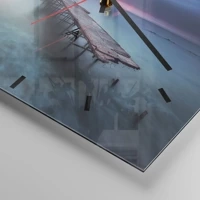 Esfera sin numeración, con rayas