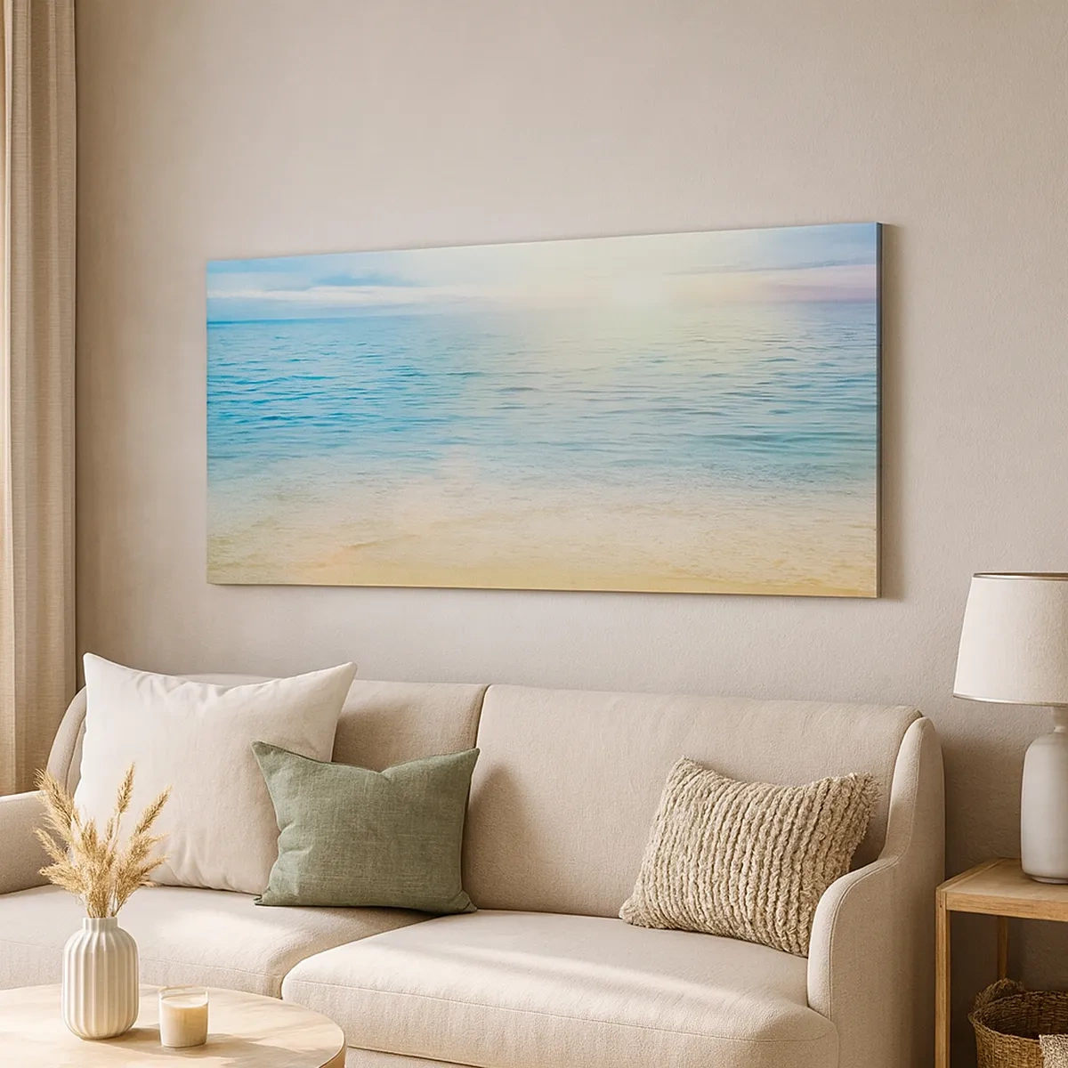 Cuadro sobre lienzo - Impresión de Imagen - Gran cielo azul - 30x30 cm