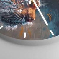 Esfera sin numeración, con rayas