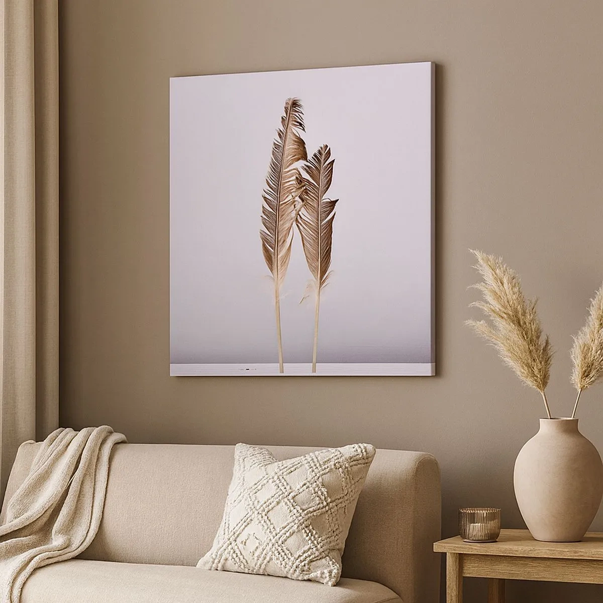 Cuadro sobre lienzo - Impresión de Imagen - Contra la nada - 30x30 cm