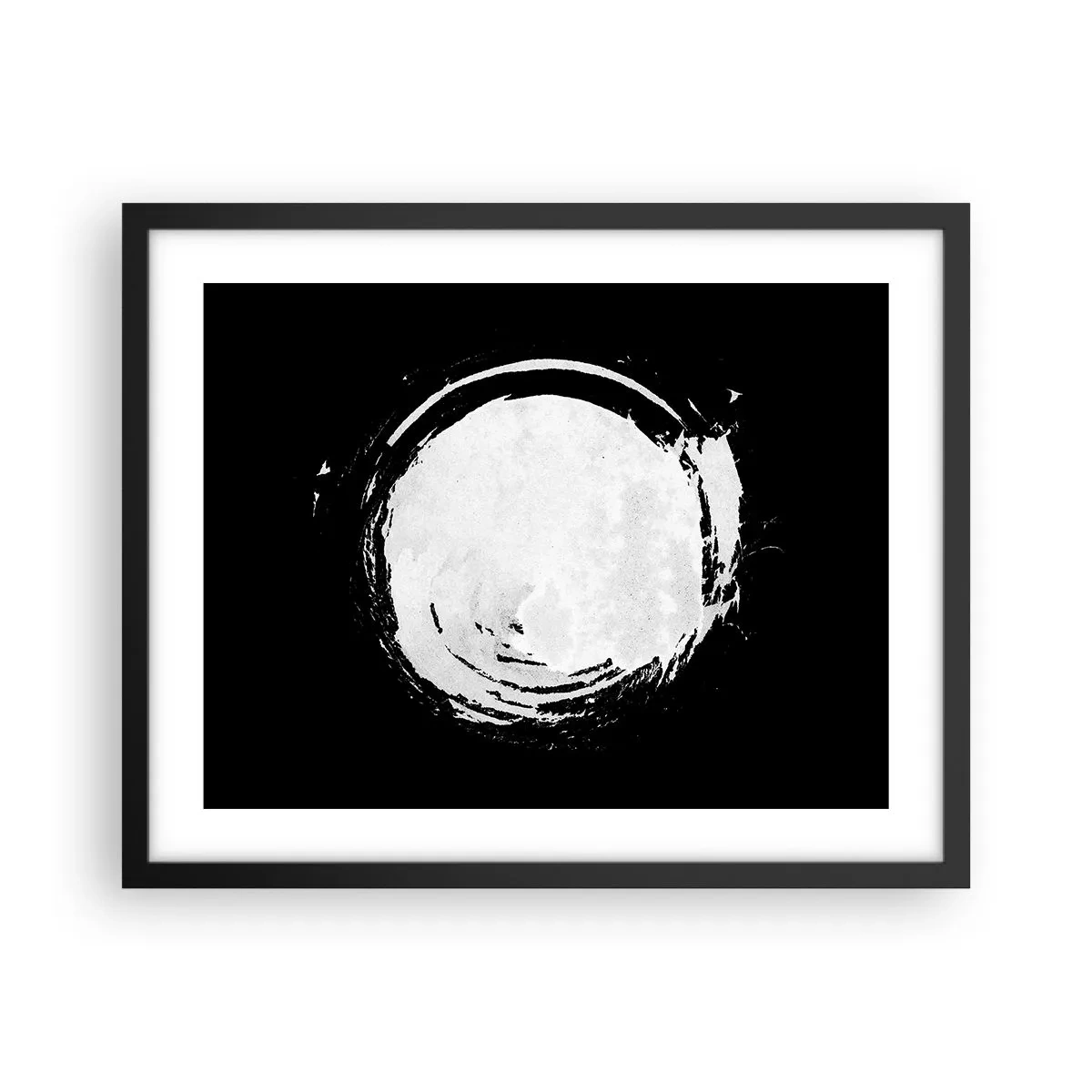 Póster en marco negro - La buena salida - 50x40 cm