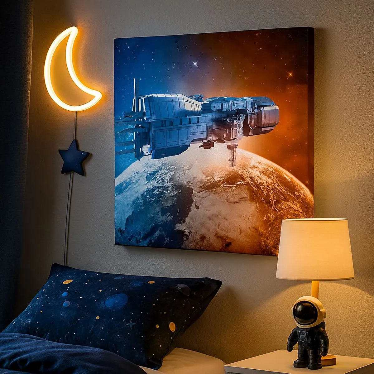 Cuadro sobre lienzo - Impresión de Imagen - Un observador atento - 30x30 cm