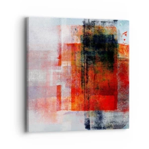 Cuadro sobre lienzo - Impresión de Imagen - Composición brillante - 40x40 cm