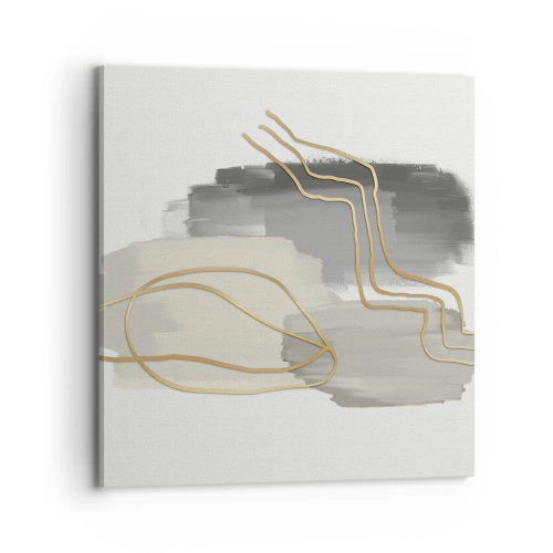 Cuadro sobre lienzo - Impresión de Imagen - Persistencia y movimiento - 70x70 cm