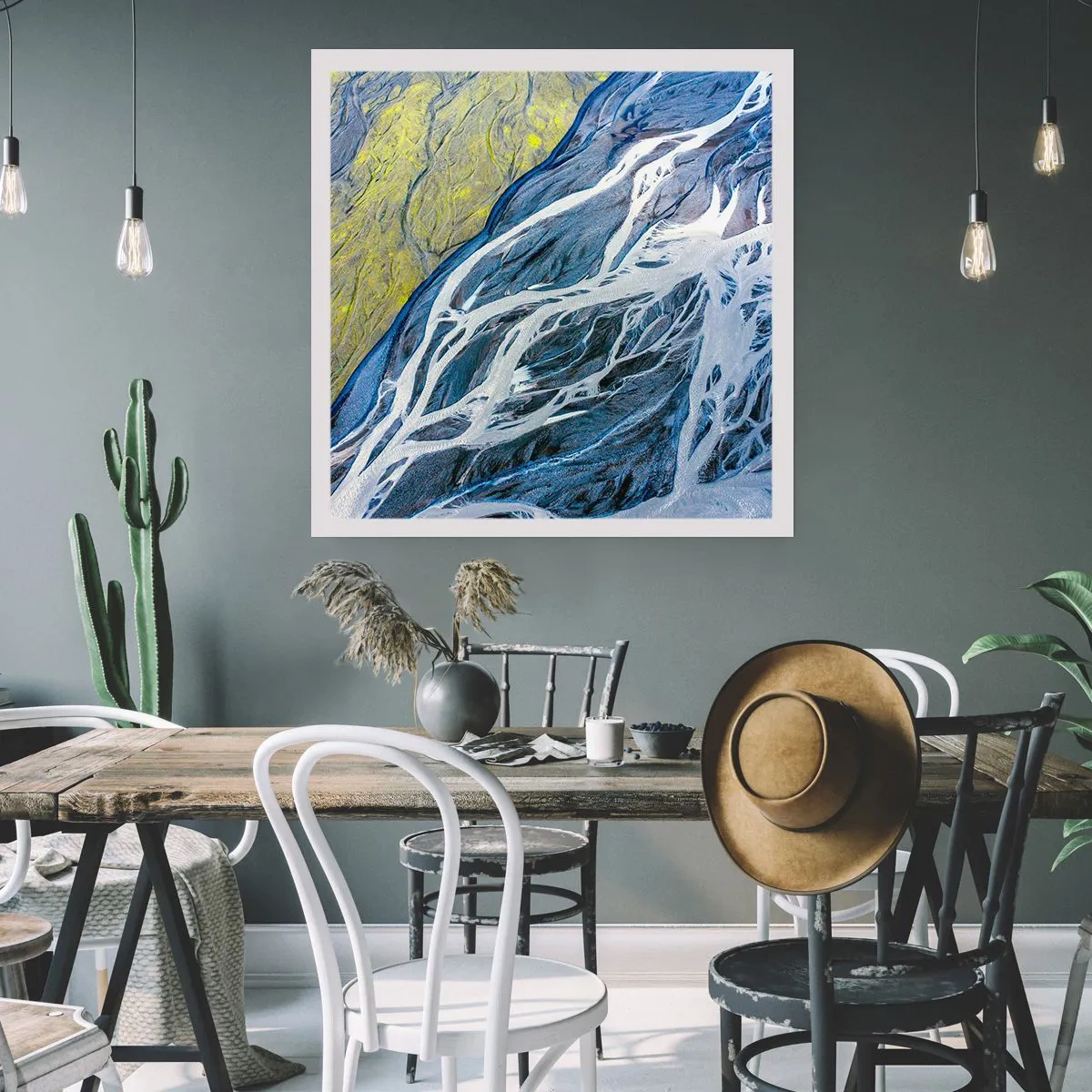 Póster - Las pinturas rupestres de la naturaleza - 50x50 cm