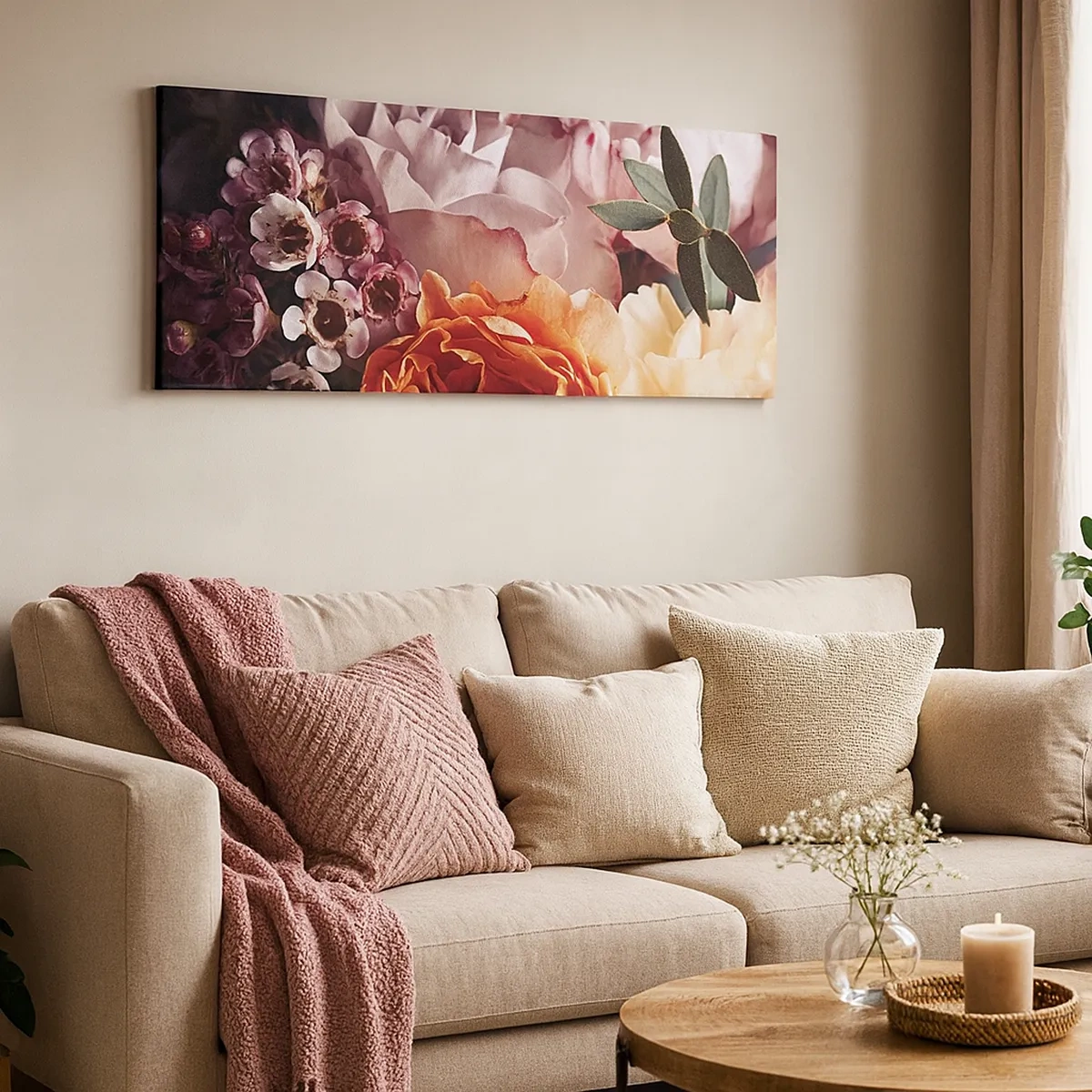 Cuadro sobre lienzo - Impresión de Imagen - Belleza envolvente - 30x30 cm