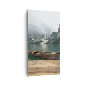 Cuadro sobre lienzo - Impresión de Imagen - Paisaje inolvidable - 65x120 cm