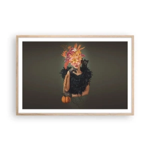 Póster en marco roble claro - Hechizo de bruja - 91x61 cm