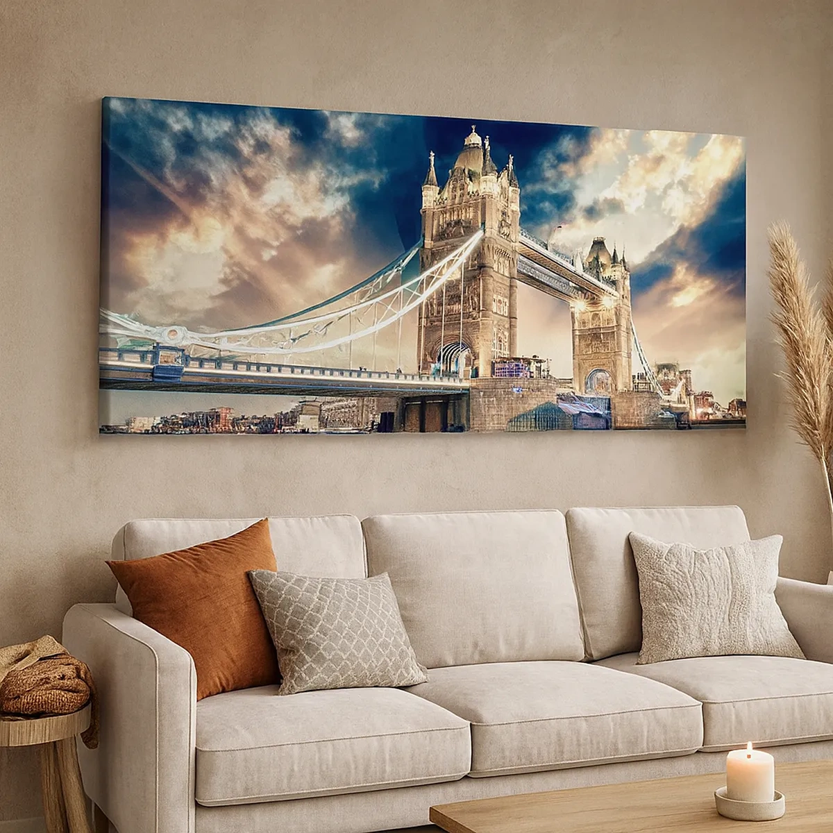 Cuadro sobre lienzo - Impresión de Imagen - Un monumento a un imperio victoriano - 30x30 cm