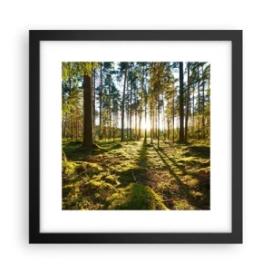 Póster en marco negro - ...Más allá de los siete bosques - 30x30 cm