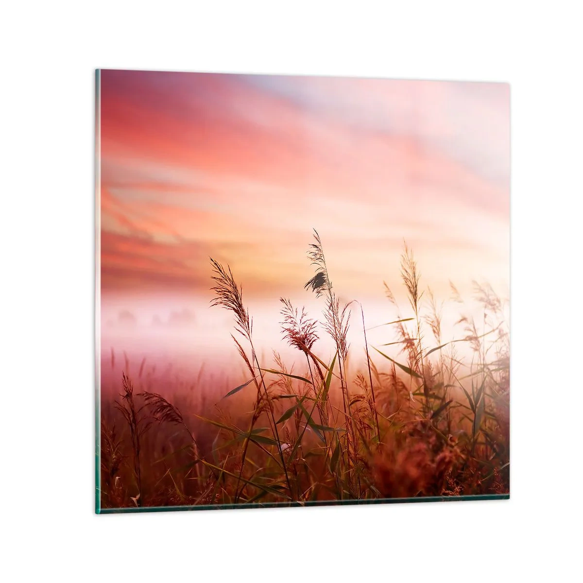 Cuadro sobre vidrio - Impresiones sobre Vidrio - El arte del viento - 30x30 cm