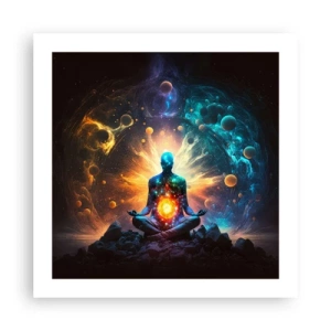 Póster - Tranquilidad cósmica - 50x50 cm