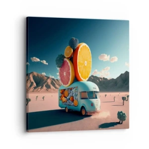 Cuadro sobre lienzo - Impresión de Imagen - Un sabor a vacaciones - 30x30 cm