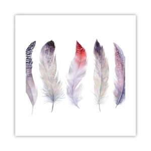 Póster - Suave como la niebla de muchos colores - 40x40 cm