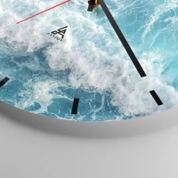 Esfera sin numeración, con rayas