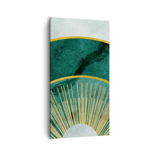 Cuadro sobre lienzo - Impresión de Imagen - Un sistema solar diferente - 55x100 cm