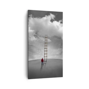 Cuadro sobre lienzo - Impresión de Imagen - Todo es posible - 45x80 cm