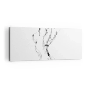 Cuadro sobre lienzo - Impresión de Imagen - Hermosa y fuerte - 100x40 cm