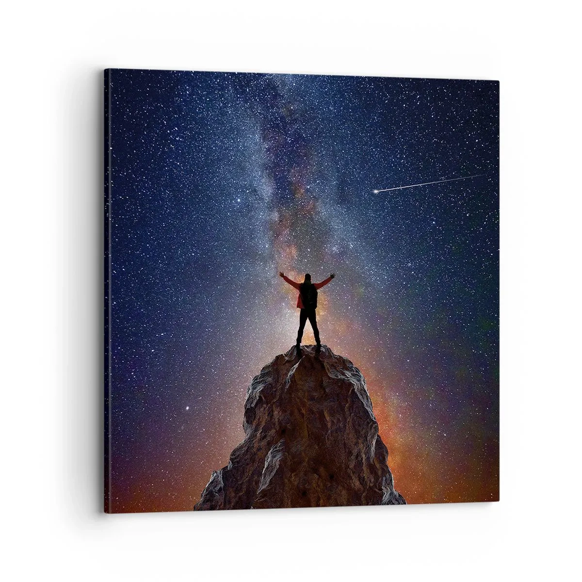 Cuadro sobre lienzo - Impresión de Imagen - ¡El poder está conmigo! - 70x70 cm