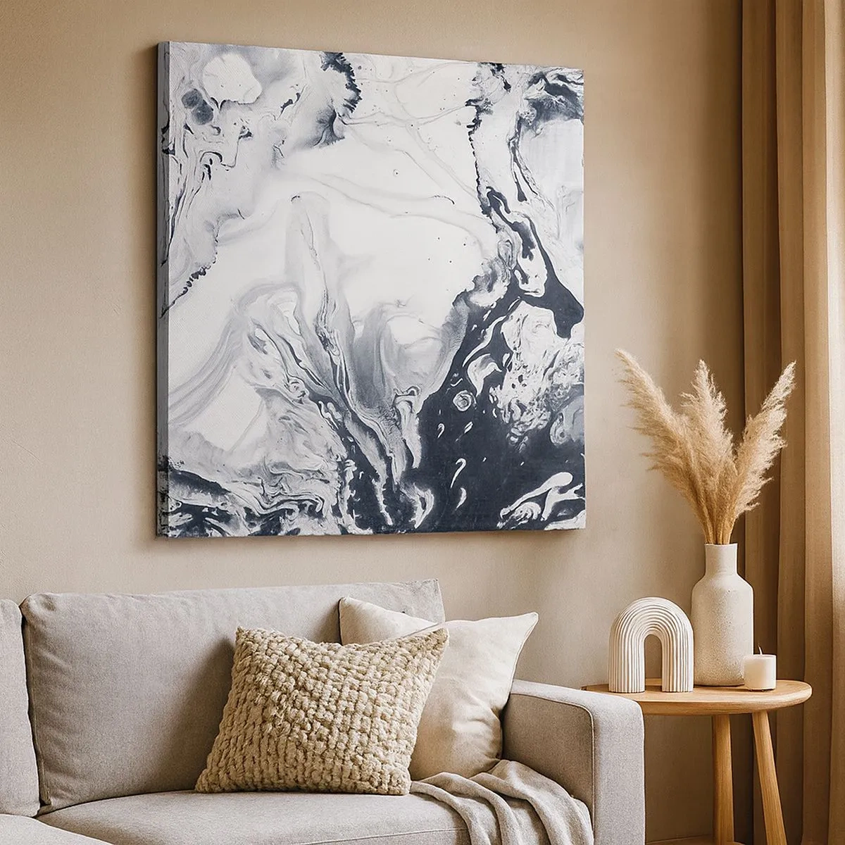 Cuadro sobre lienzo - Impresión de Imagen - Dentro de la Tierra - 30x30 cm