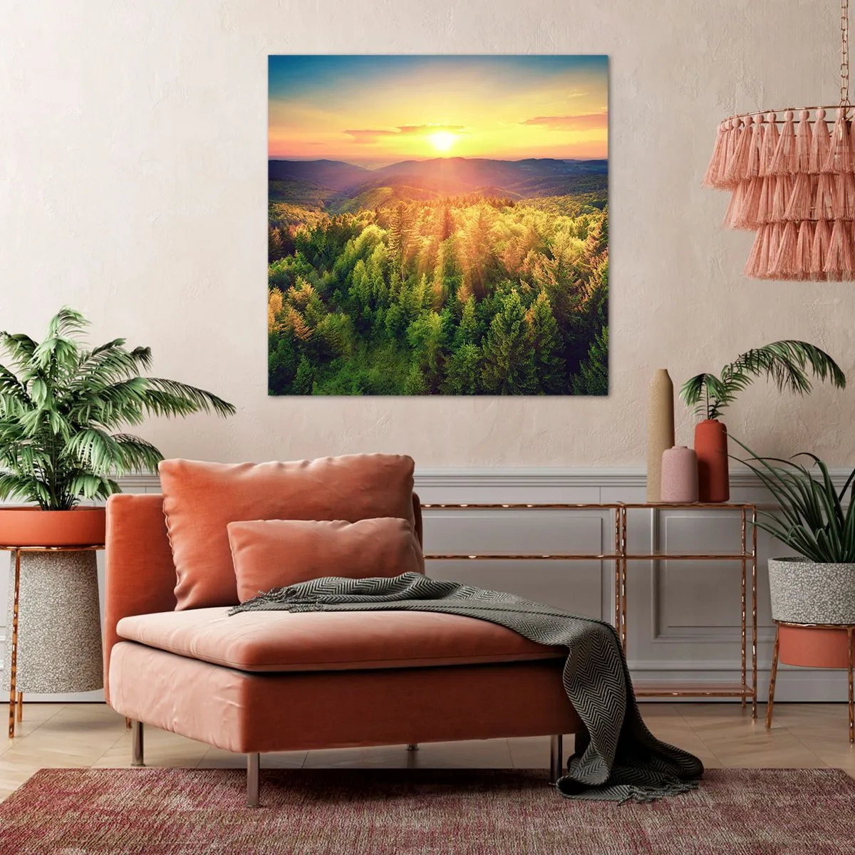 Cuadro sobre lienzo - Impresión de Imagen - Desde lo alto - 30x30 cm