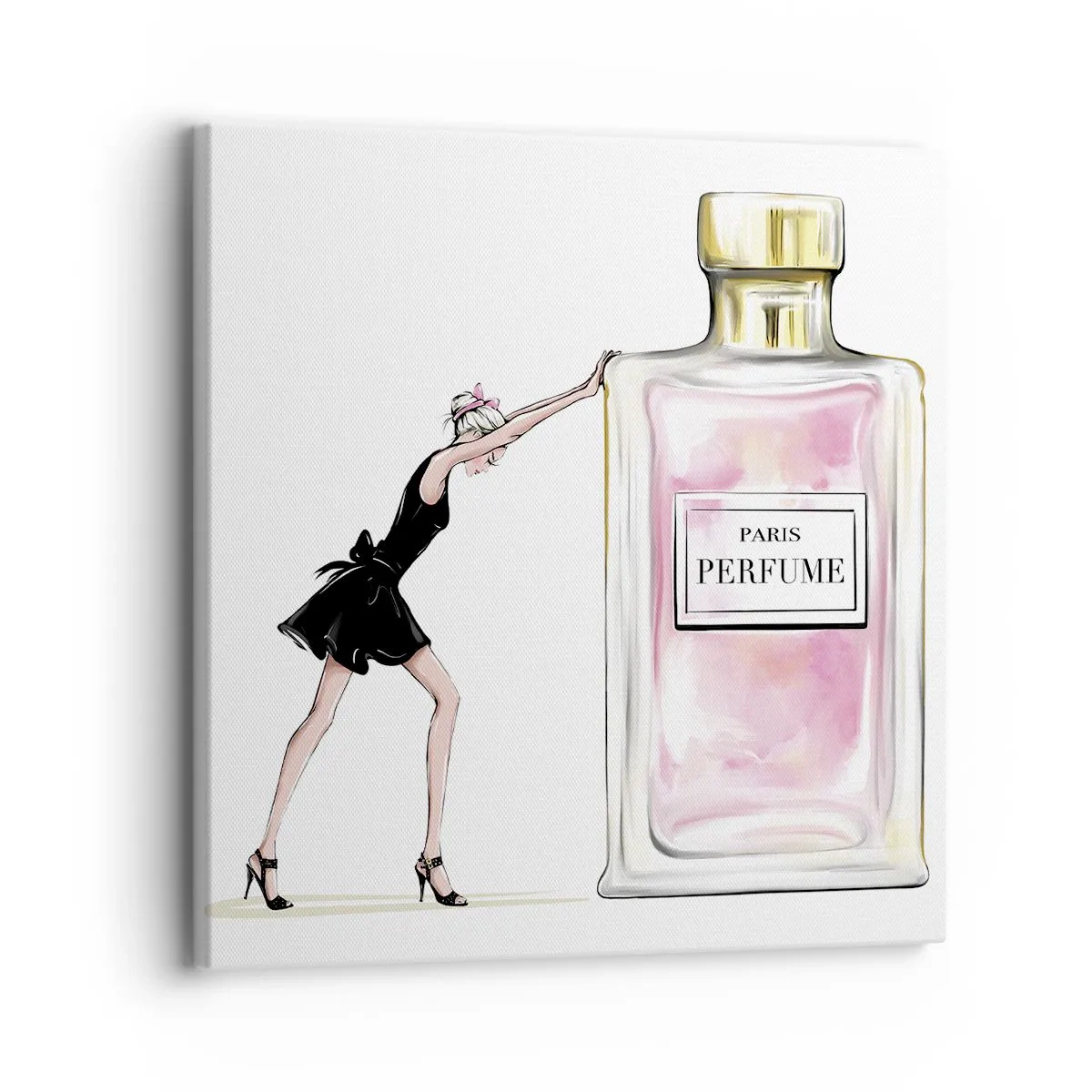 Cuadro sobre lienzo - Impresión de Imagen - La esencia de la feminidad - 30x30 cm