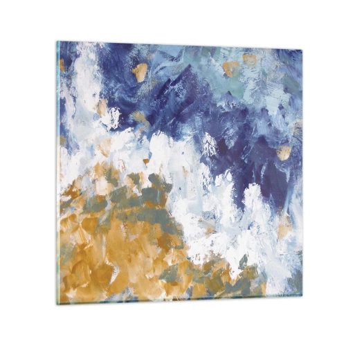 Cuadro sobre vidrio - Impresiones sobre Vidrio - Danza de los elementos - 60x60 cm