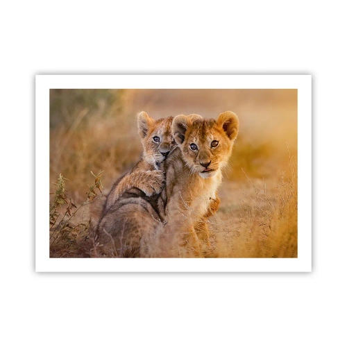 Póster - ¡No molestar! Nos estamos divirtiendo - 70x50 cm