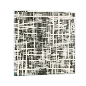 Cuadro sobre vidrio - Impresiones sobre Vidrio - Composición del tejido - 30x30 cm