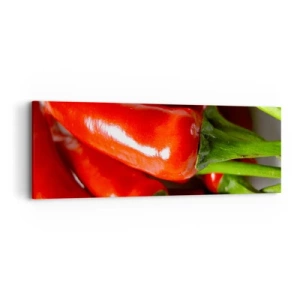 Cuadro sobre lienzo - Impresión de Imagen - Jugoso, brillante, suave - 90x30 cm