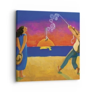 Cuadro sobre lienzo - Impresión de Imagen - Mucho más que una estrella del cielo - 30x30 cm