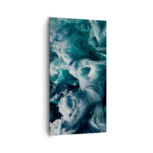 Cuadro sobre lienzo - Impresión de Imagen - Un movimiento de color - 65x120 cm