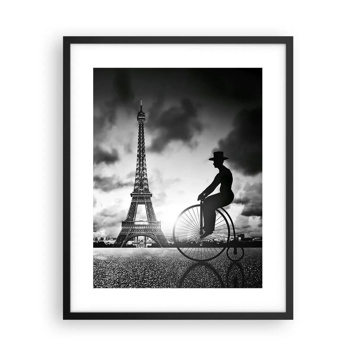 Póster en marco negro - Añoranza de la Belle Epoque - 40x50 cm