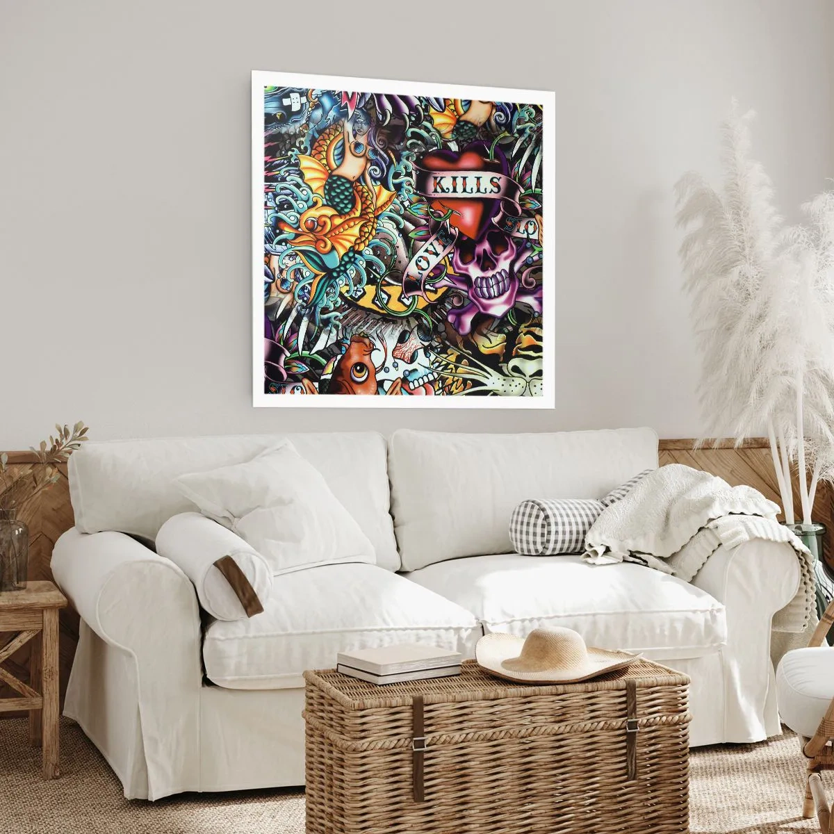 Póster - El sueño de un tatuador - 50x50 cm