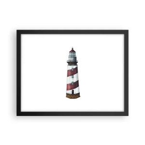 Póster en marco negro - Siempre en guardia - 40x30 cm