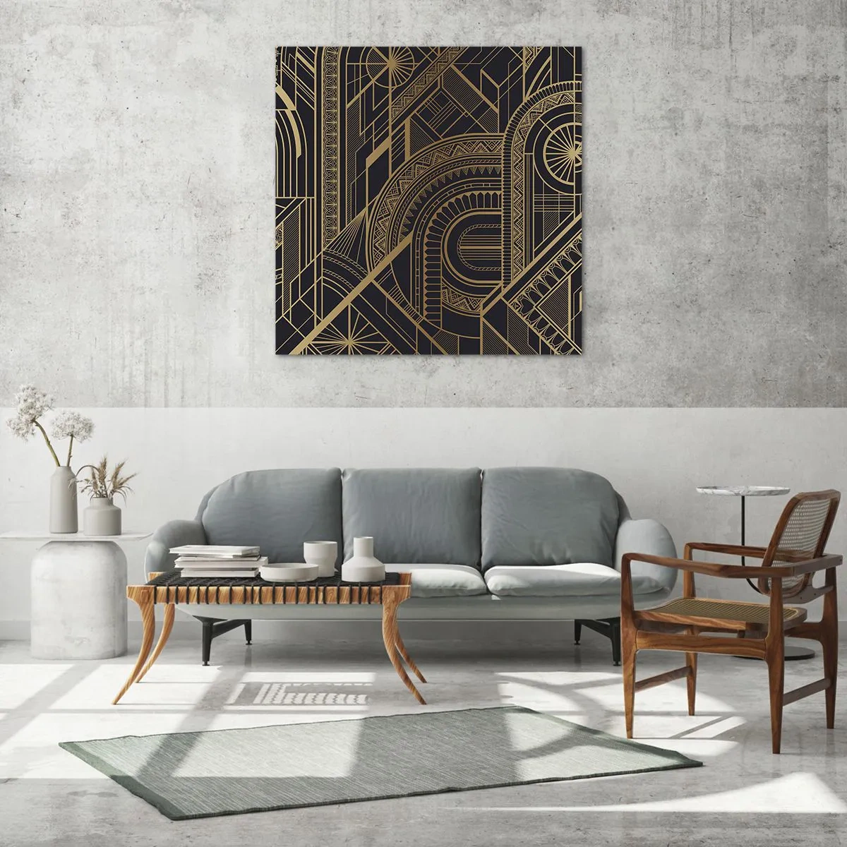 Cuadro sobre vidrio - Impresiones sobre Vidrio - Conceptos, ideas, planes - 40x40 cm