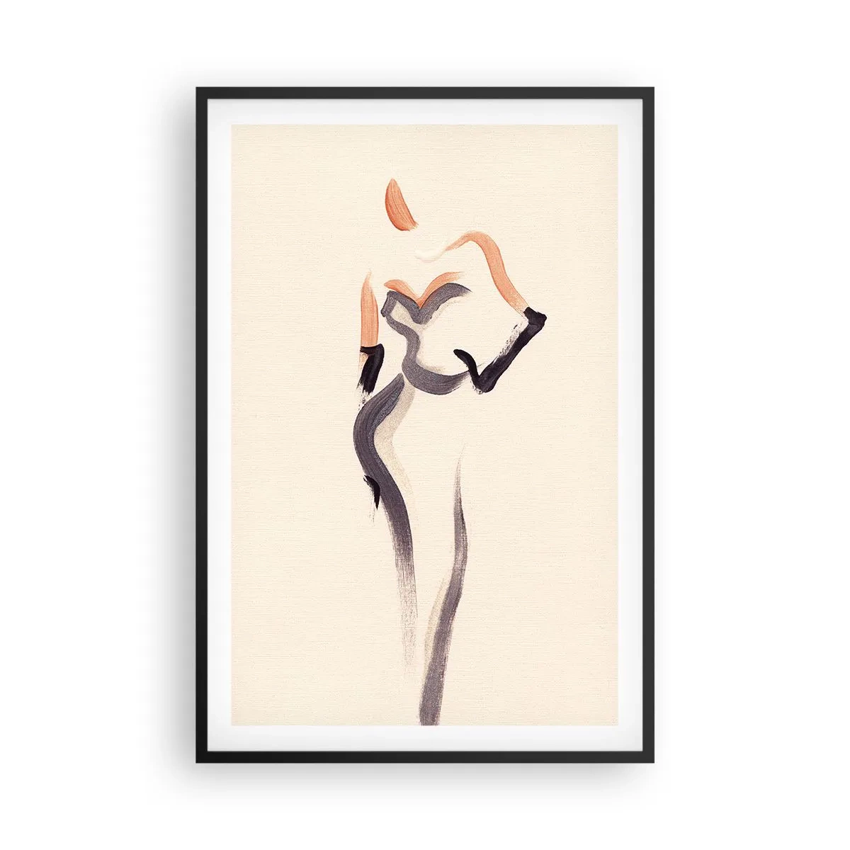 Póster en marco negro - De los años dorados de Hollywood - 61x91 cm