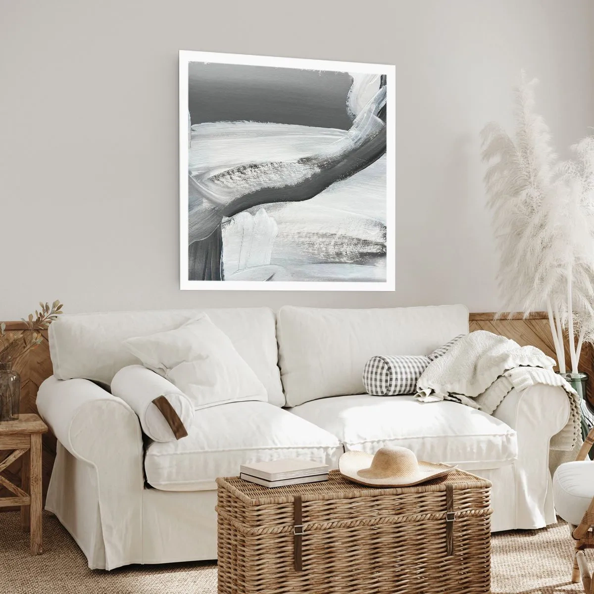 Póster - Con movimientos decididos - 60x60 cm