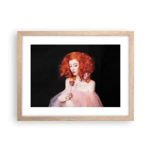 Póster en marco roble claro - En estilo barroco - 40x30 cm