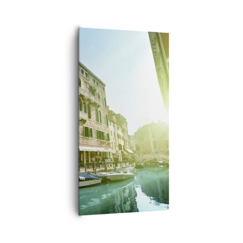 Cuadro sobre lienzo - Impresión de Imagen - Venecia - Amore Mio - 65x120 cm