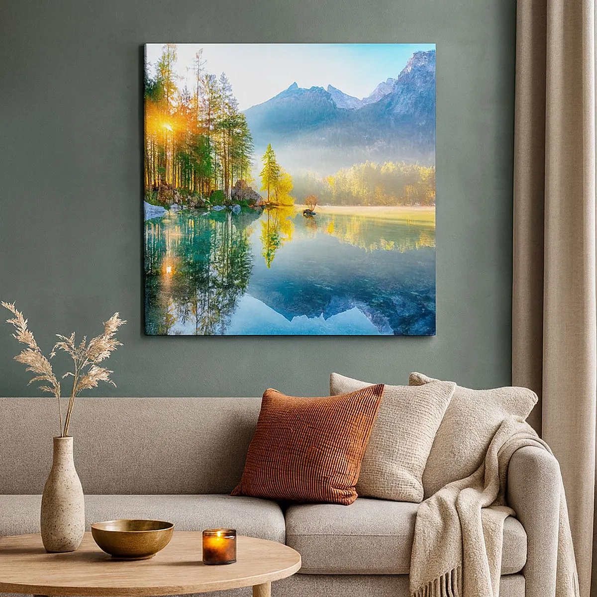 Cuadro sobre lienzo - Impresión de Imagen - Majestuosidad y dulzura - 30x30 cm