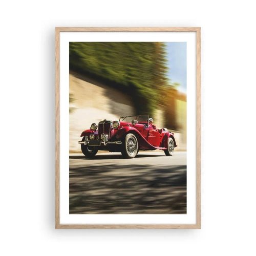 Póster en marco roble claro - Hermosa pieza de museo - 50x70 cm