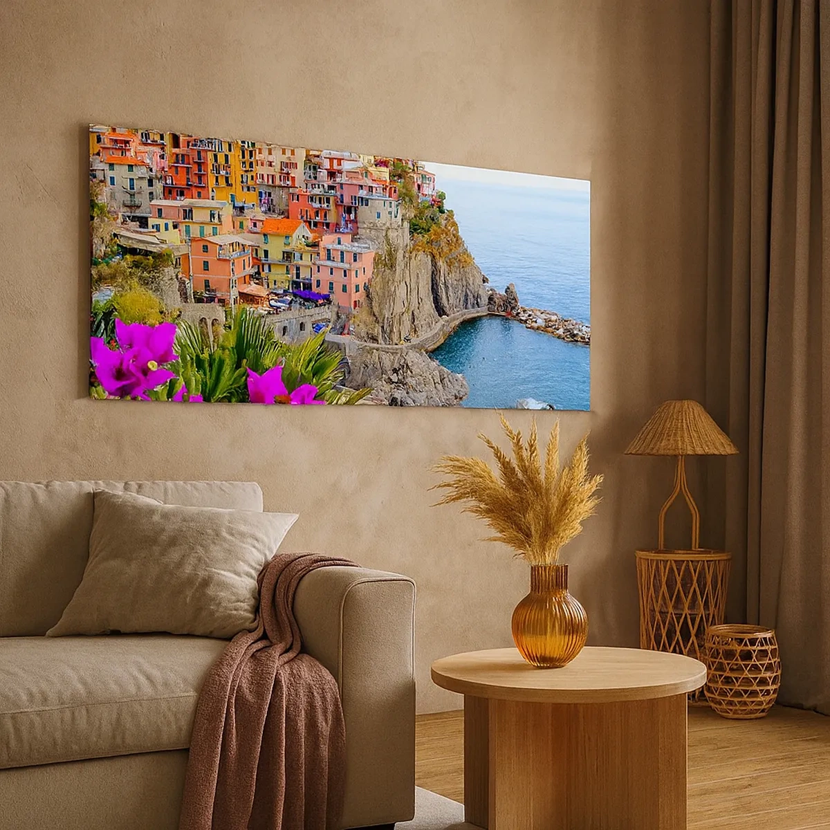 Cuadro sobre lienzo - Impresión de Imagen - La ciudad de la risa - 30x30 cm