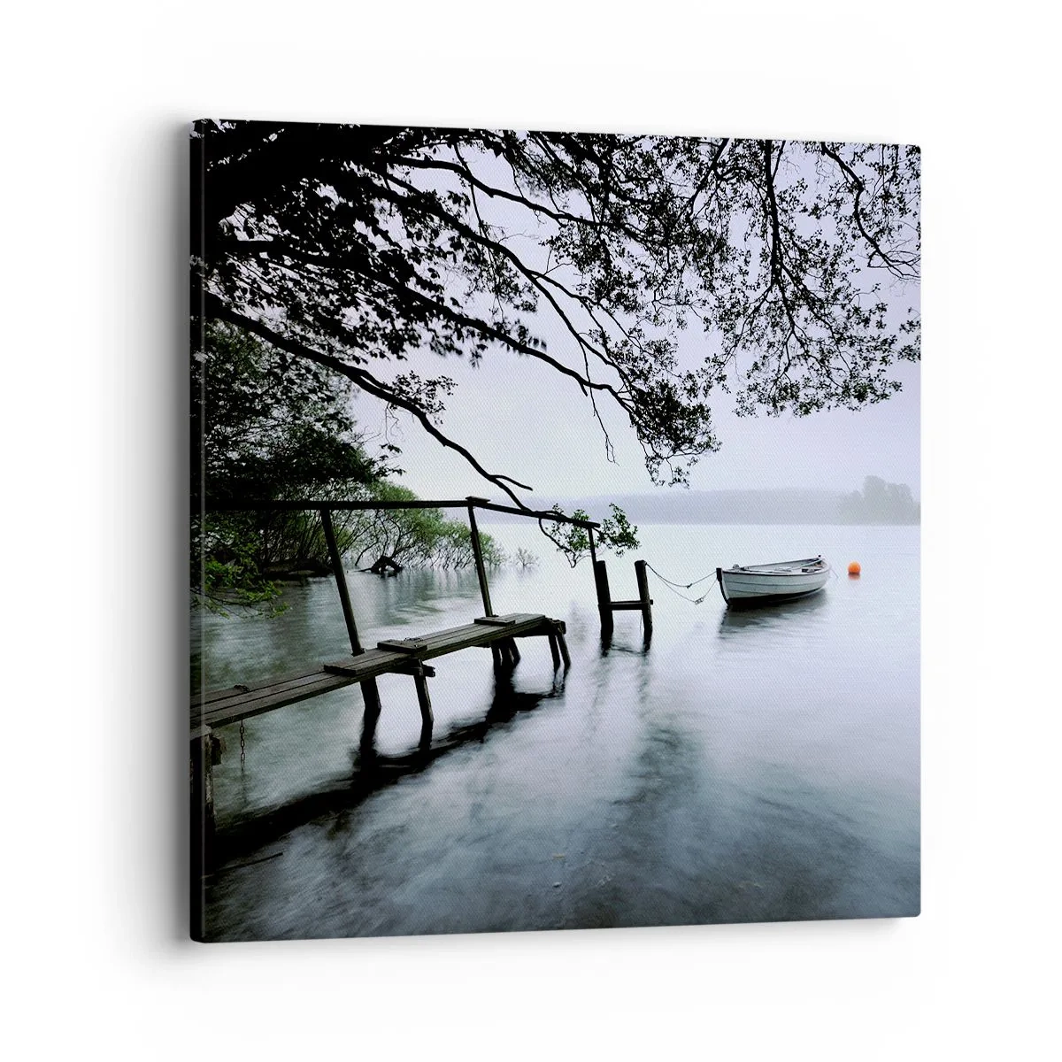 Cuadro sobre lienzo - Impresión de Imagen - Ya estás descansando - 40x40 cm