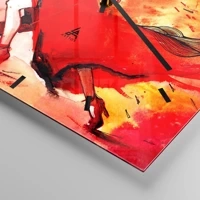 Esfera sin numeración, con rayas